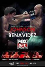 Watch UFC On Fox Johnson vs Benavidez II 123movies