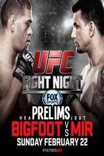 Watch UFC Fight Night 61 Bigfoot vs Mir Prelims 123movies