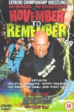 Watch ECW - November To Remember '99 123movies