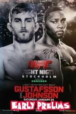 Watch UFC on Fox 14 Gustafsson vs Johnson Early Prelims 123movies