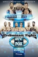 Watch UFC On Fox Henderson vs Diaz Preliminary Fights 123movies