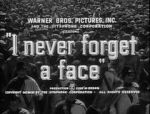 Watch I Never Forget a Face (Short 1956) 123movies