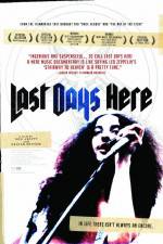 Watch Last Days Here 123movies